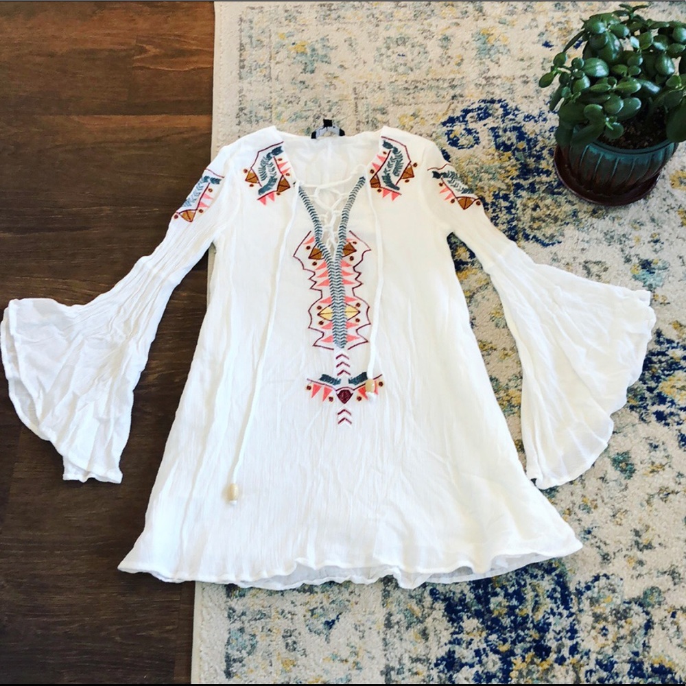 Lulu’s Bell Sleeve Top and/or Swim Suit Cover